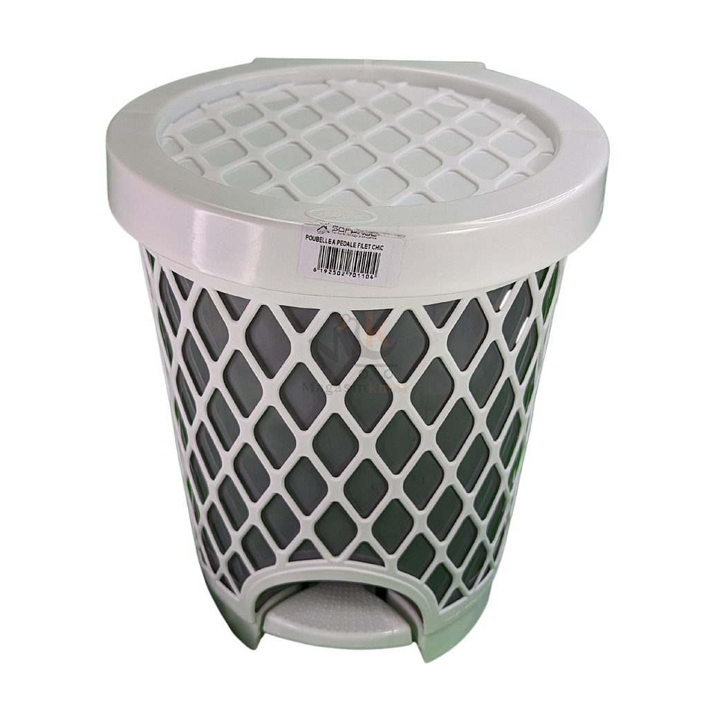 Poubelle a pédale en filet