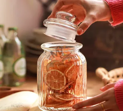 Boîte en verre avec couvercle – 15 cm – Rangement élégant et transparent