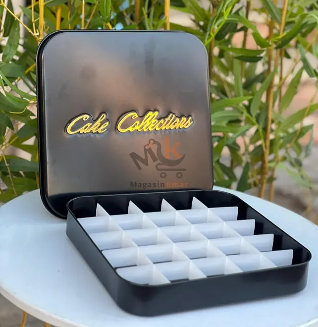 Moule à basboussa en métal – Formes ovale 34×25 cm et ronde 28 cm