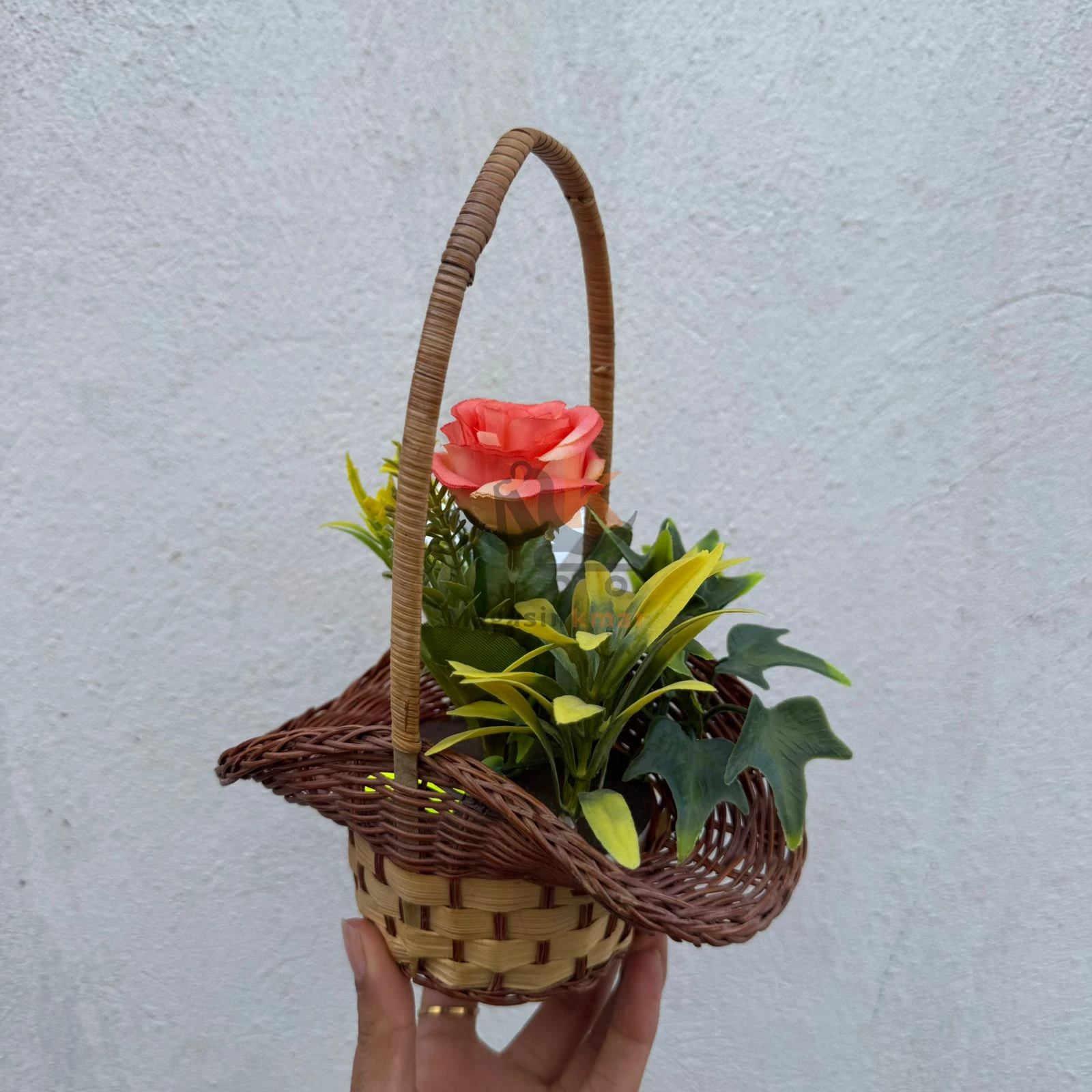 Plante artificielle en plastique – Décoration moderne 21 cm
