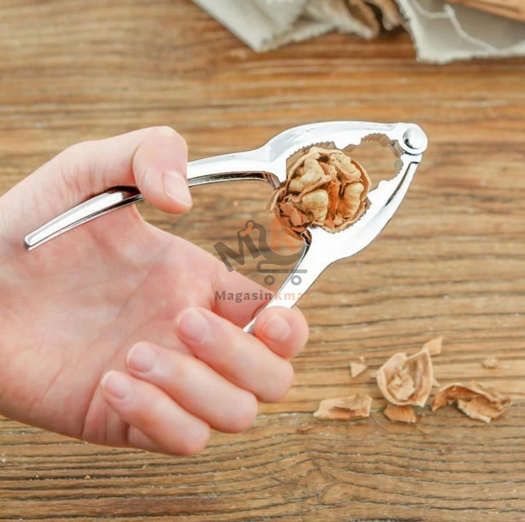 Casse-noix en acier robuste – 16 cm – Idéal fruits secs et amandes