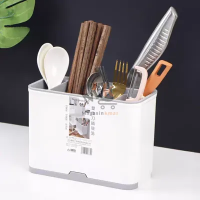 Porte-couverts ajustable en plastique 17 à 25 cm – Organisateur pratique pour cuisine