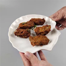 Assiette PM en mélamine – Forme coquillage