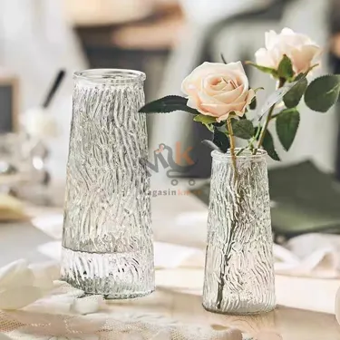 Vase en verre  – Élégant pour fleurs et décoration