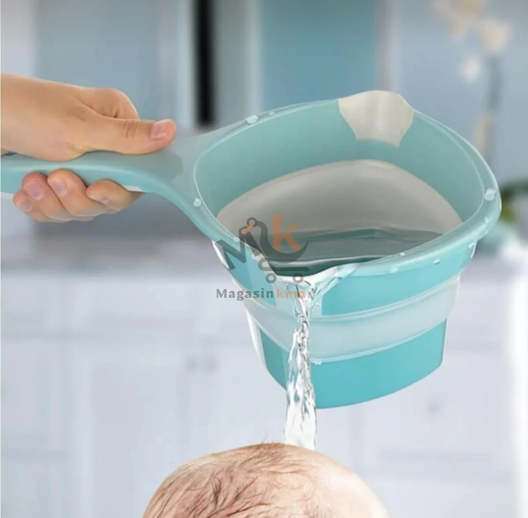 Louche pliable en plastique sans BPA – 900 ml – Pratique et facile à ranger