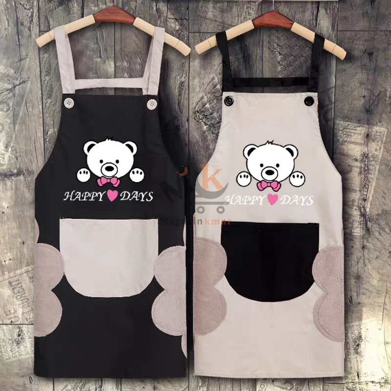 Tablier de cuisine imperméable en plastique – Protection pratique