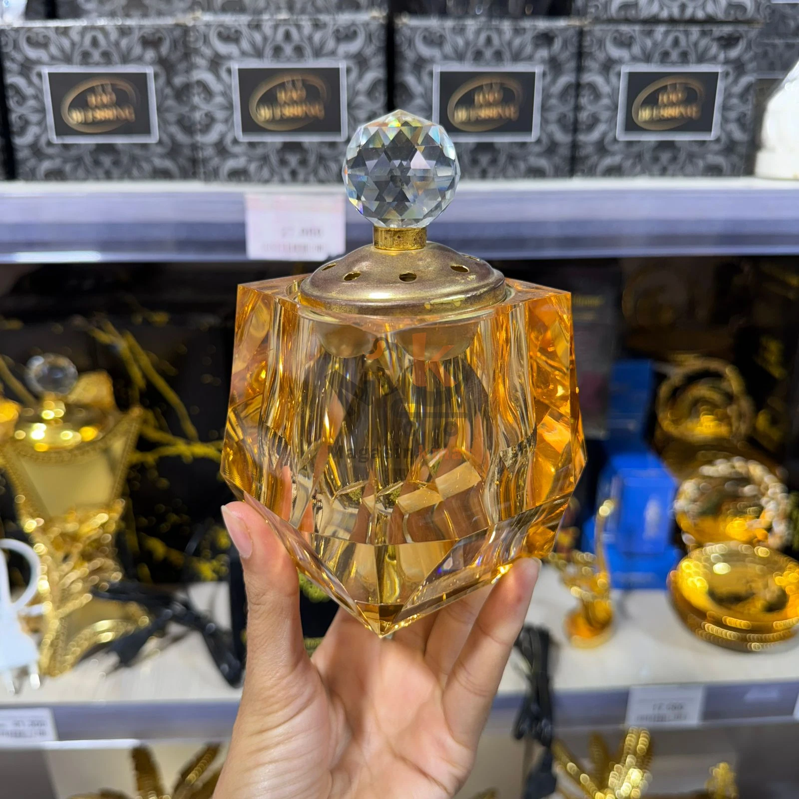 Mabkhra en verre décorative