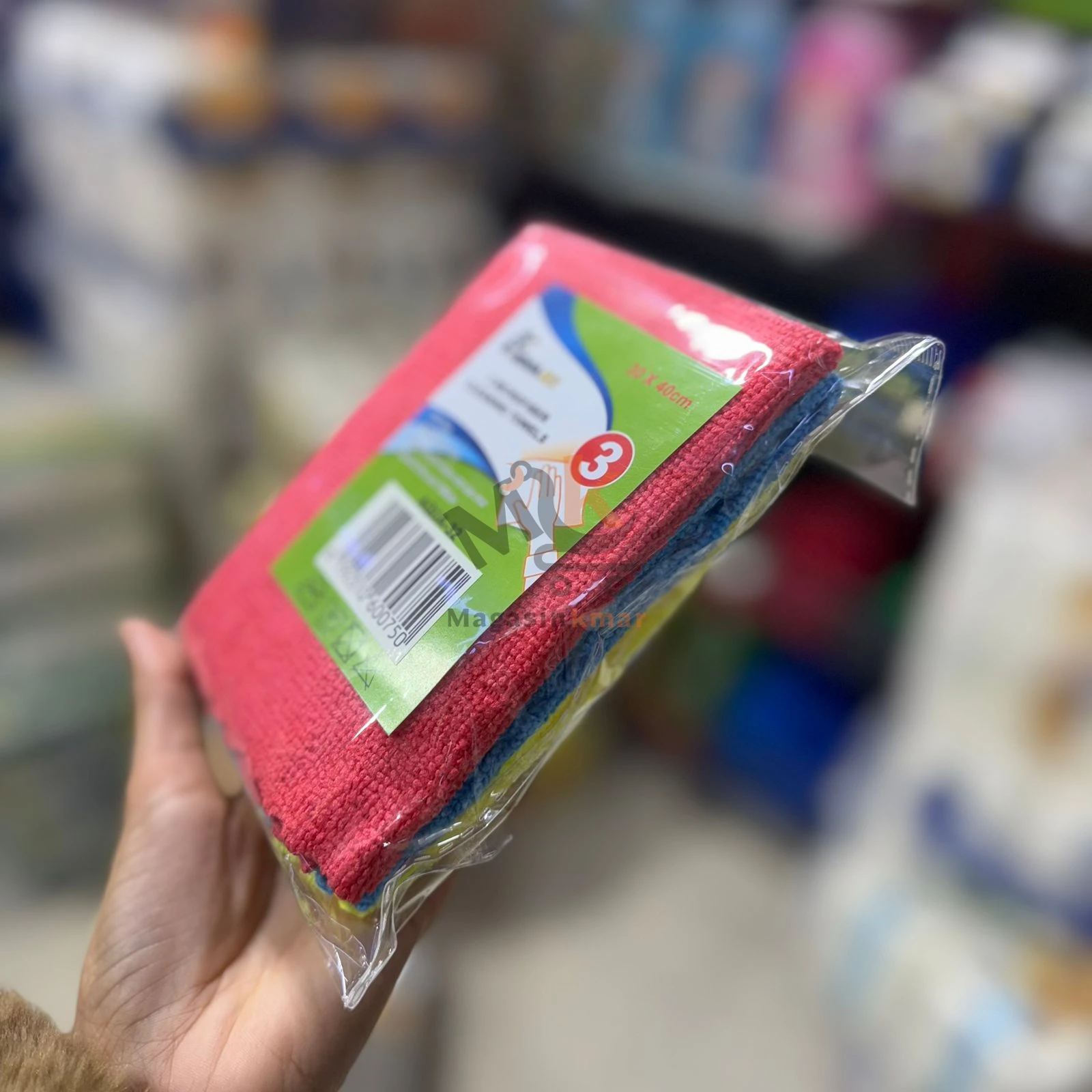 Lot de 3 lingettes microfibre nettoyage 30×40 cm – Ultra absorbantes et réutilisables