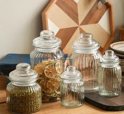 Boîte en verre avec couvercle – 22 cm – Rangement élégant et transparent