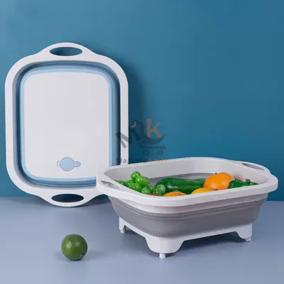 Bassine pliable 2 en 1 a planche en silicone PP5 5.75 L – Pratique et gain de place